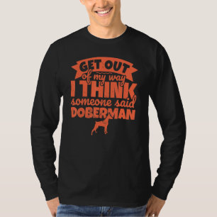 Camiseta Doberman For Dog - Sai Do Meu Caminho