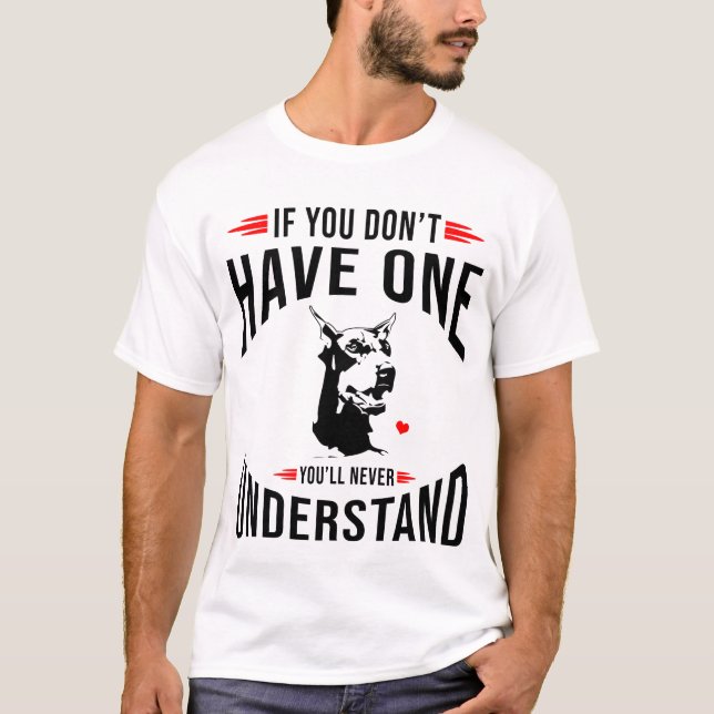 Camiseta Doberman Funny Sayings (Frente)