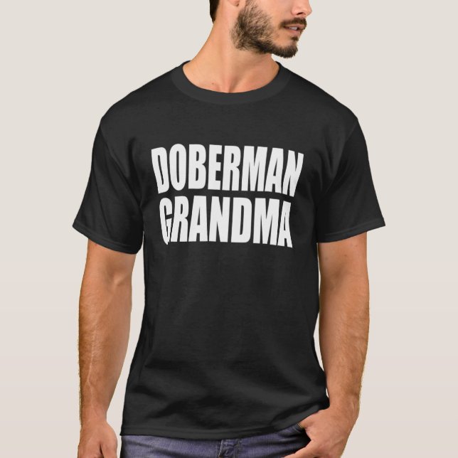 Camiseta Doberman Grandma (Frente)