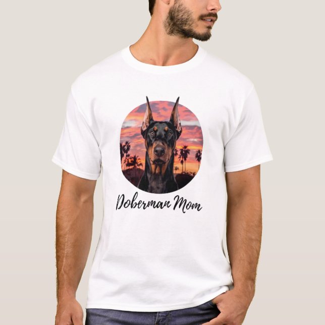 Camiseta Doberman Mãe (Frente)