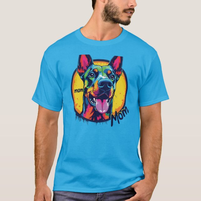 Camiseta Doberman Mãe (Frente)