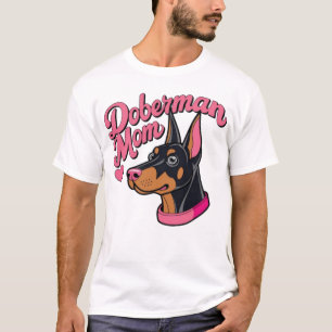 Camiseta Doberman Mãe