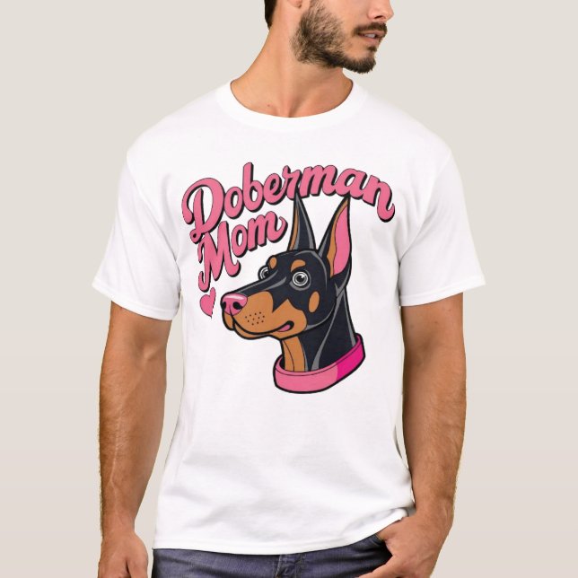 Camiseta Doberman Mãe (Frente)