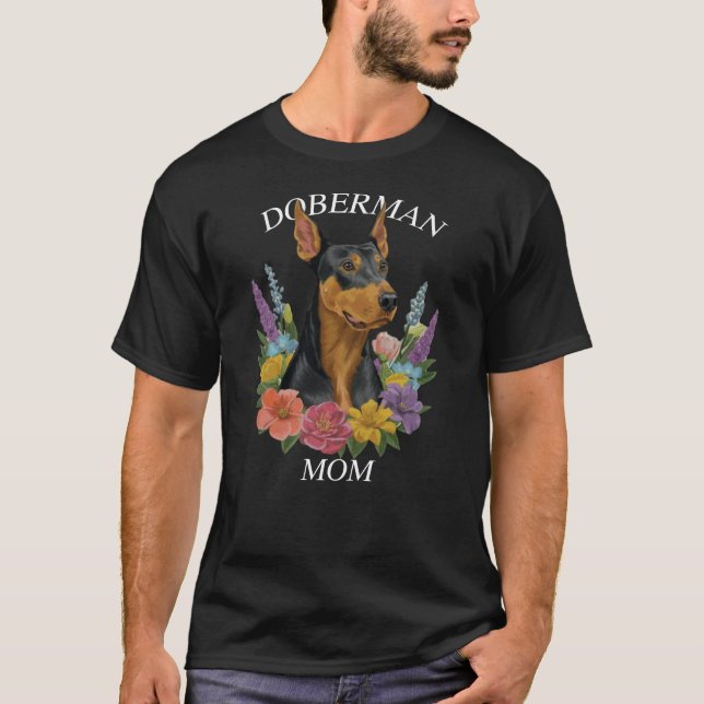 Camiseta Doberman Mãe (Frente)