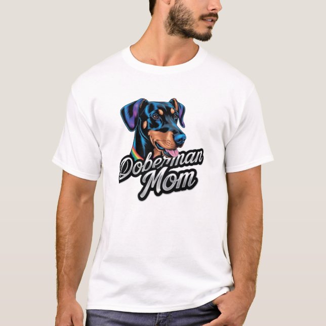 Camiseta Doberman Mãe (Frente)