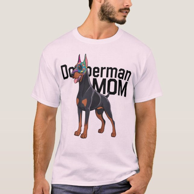 Camiseta Doberman Mãe (Frente)