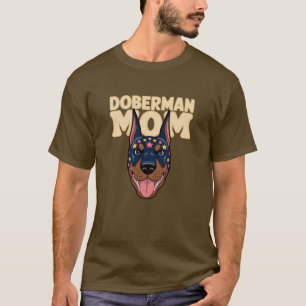 Camiseta Doberman Mãe