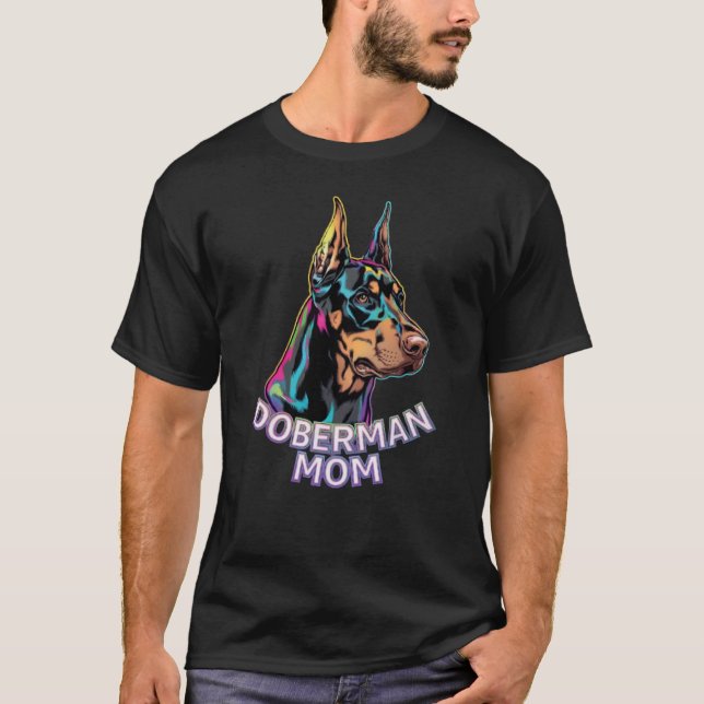 Camiseta Doberman Mãe (Frente)
