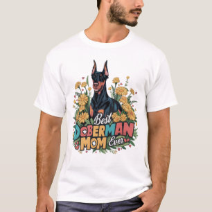 Camiseta Doberman Mãe