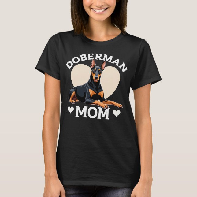 Camiseta Doberman Mãe (Frente)