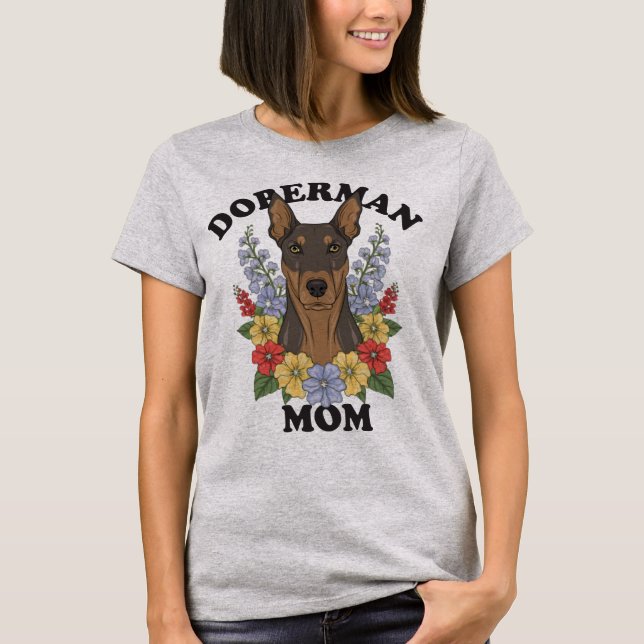 Camiseta Doberman Mãe Ever (Frente)