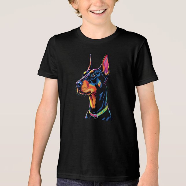 Camiseta Doberman Mãe Real (Frente)