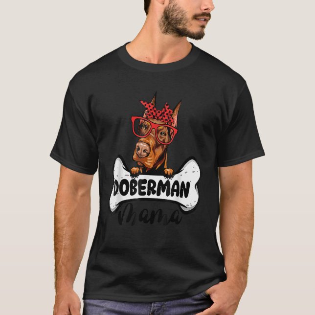 Camiseta Doberman Mama (Frente)