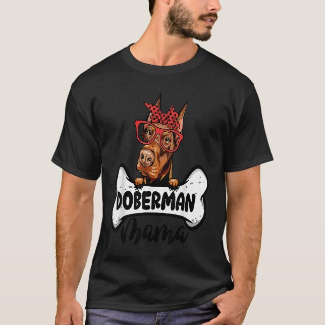 Camiseta Doberman Mama (Frente)