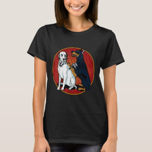 Camiseta Doberman, Moçável, Cujo Cão Dalmático Tatuando