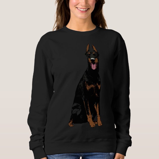 Camiseta Doberman Negro 180 (Frente)