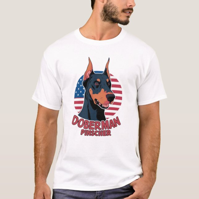 Camiseta Doberman Pinscher (Frente)