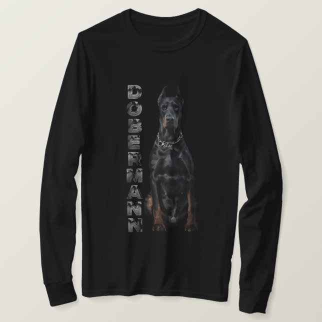 Camiseta Doberman Pinscher (Frente do Design)