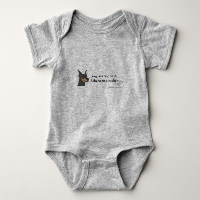 Camiseta doberman pinscher (Frente)