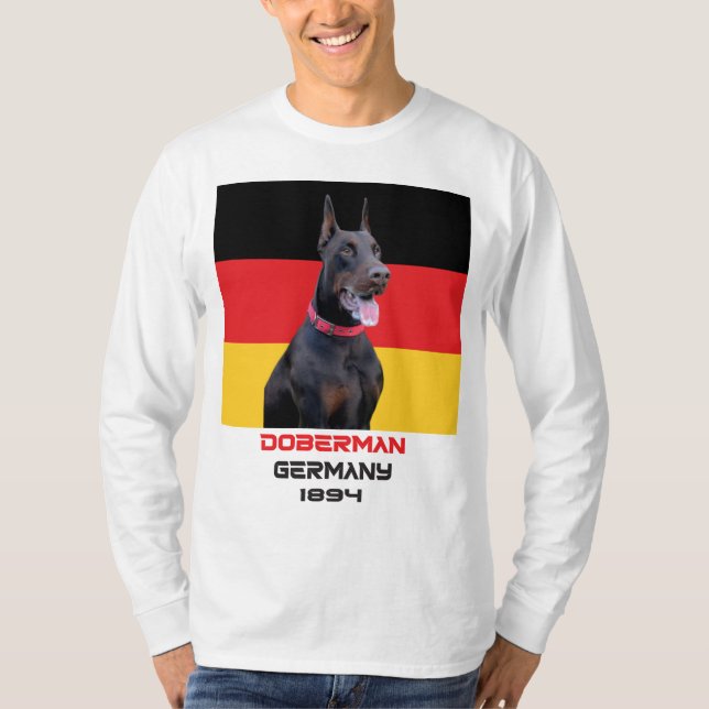 Camiseta Doberman Pinscher 1894  (Frente)