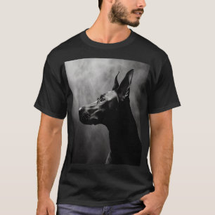 Camiseta Doberman Pinscher Black and White
