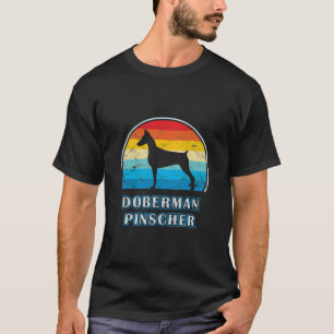 Camiseta Doberman Pinscher Design de Vintage