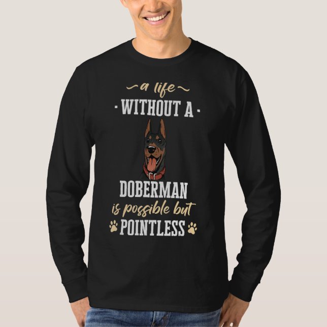 Camiseta Doberman Pinscher Dog (Frente)