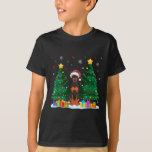 Camiseta Doberman Pinscher Dog Lover Santa Hat Ugly Christm<br><div class="desc">Doberman Pinscher Dog Lover Santa Hat Ugly Christmas Sweater</div>