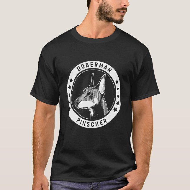 Camiseta Doberman Pinscher Fan (Frente)