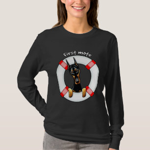 Camiseta Doberman Pinscher First Mate