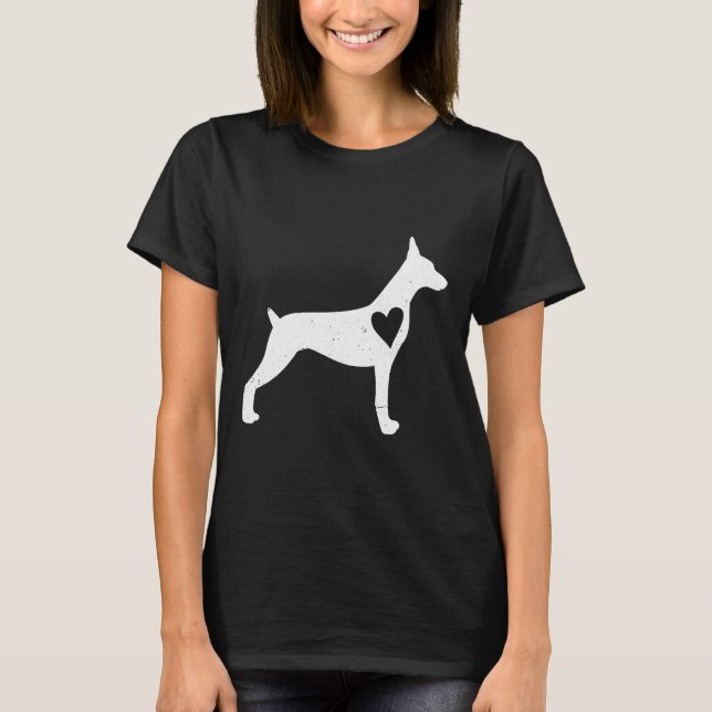 Camiseta Doberman Pinscher Mãe (Frente)