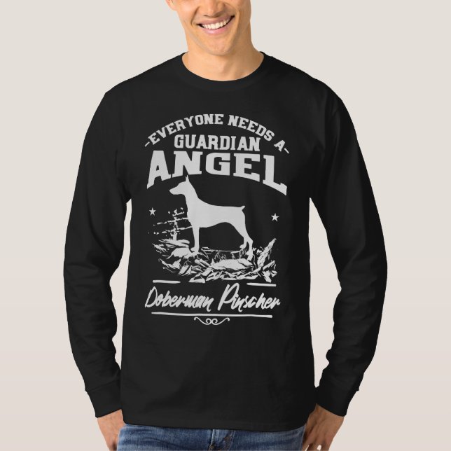 Camiseta Doberman Pinscher Mãe Pai (Frente)