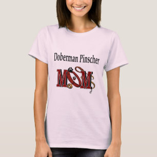 Camiseta Doberman Pinscher Mamãe Gifts