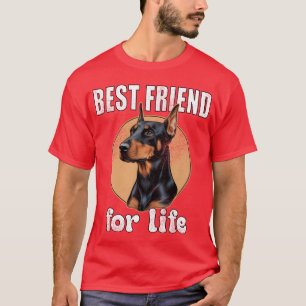 Camiseta Doberman Pinscher Melhor Amigo