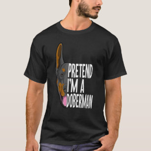 Camiseta Doberman Pinscher no Halloween Cachorro Para Propr