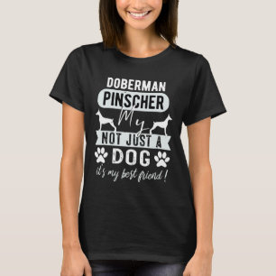 Camiseta Doberman Pinscher O Meu Cachorro Não É Apenas Um C