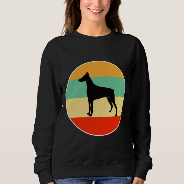 Camiseta Doberman Pinscher Para Mãe De Cachorro Mãe (Frente)