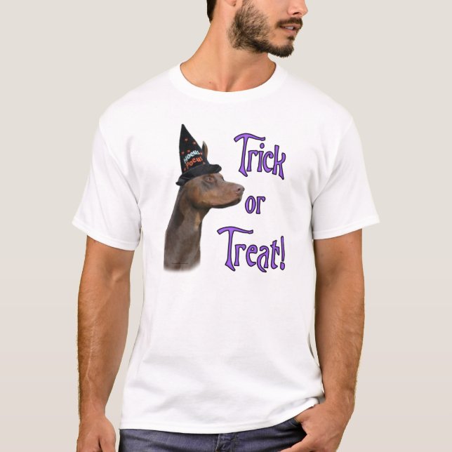 Camiseta Doberman Pinscher Trick (Frente)