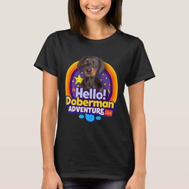 Camiseta Doberman Puppy Dog (Frente)