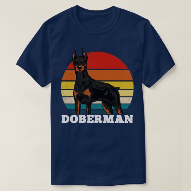 Camiseta Doberman Retro (Frente do Design)