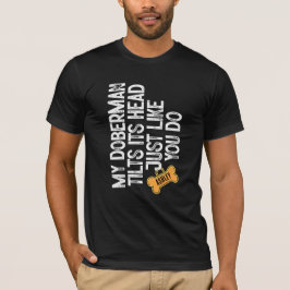 Camiseta Doberman Tlits cabeça como você