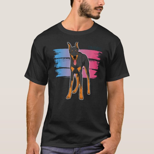 Camiseta Dobermann Dog Breed 66 (Frente)