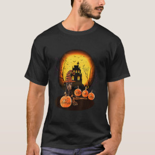 Camiseta Dobermann Moderno de Halloween Para Crianças Mãe P