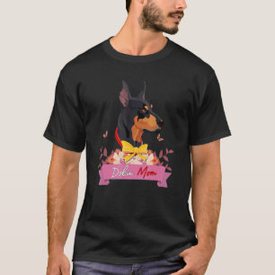 Camiseta Dobie Mãe Doberman Pinscher Mãe De Doberman Pup