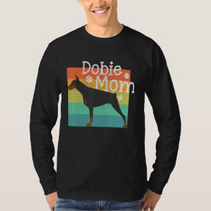 Camiseta Dobie Mãe Mãe Doberman Pinschers Cachorro Vintage