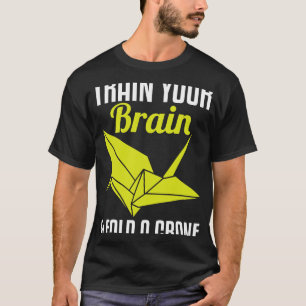 Camiseta Dobrar Uma Grua Origami