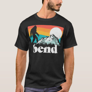 Camiseta Dobre As Montanhas Do Pé-Grande Retro Do Oregon