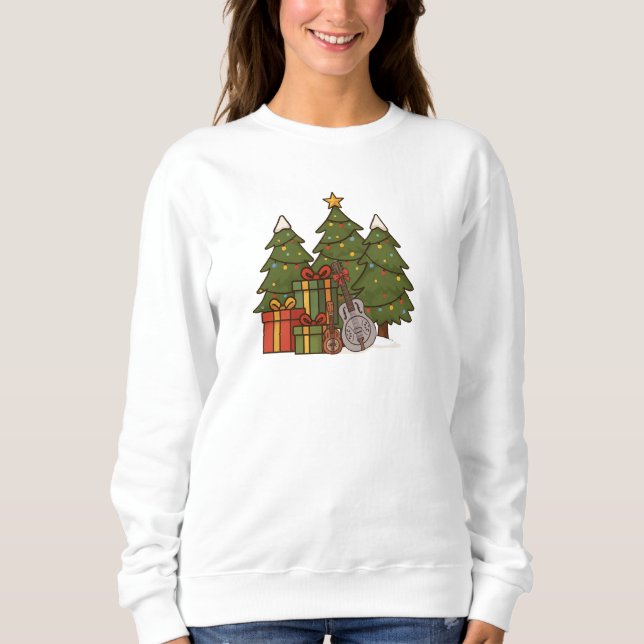 Camiseta Dobro Christmas family Forest (Frente)
