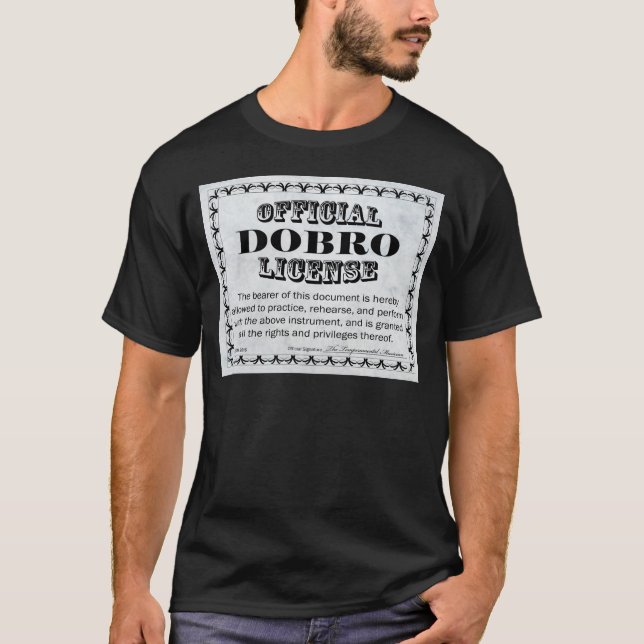 Camiseta Dobro License (Frente)