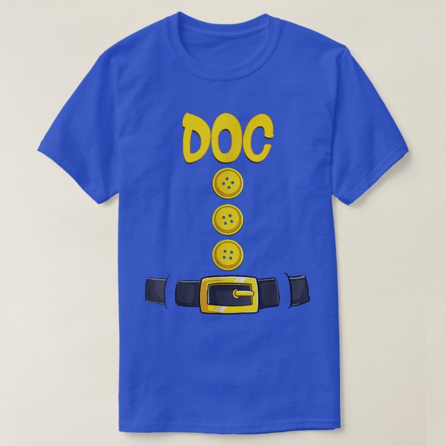 Camiseta Doc Halloween Dwarf Costume Color Matching  (Frente do Design)